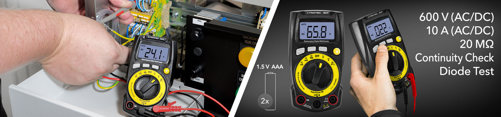 BE49 true-RMS multimeter