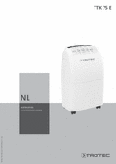 Bedieningshandleiding luchtontvochtiger TTK 75 E (NL)