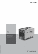 Bedieningshandleiding luchtreiniger TAC1500 (NL)