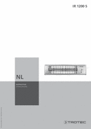 Bedieningshandleiding straalkachel IR 1200 S (NL)