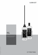 Bedieningshandleiding ultrasoon-detector SL800-SET (NL)