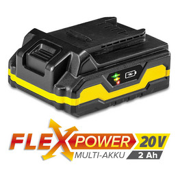 Flexpower-multiaccu 20 V, 2 Ah