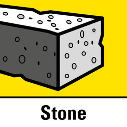 Geschikt voor betonsteen (met de betreffende schijf)
