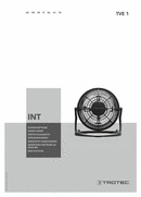 Korte handleiding USB-tafelventilator TVE 1 (INT)