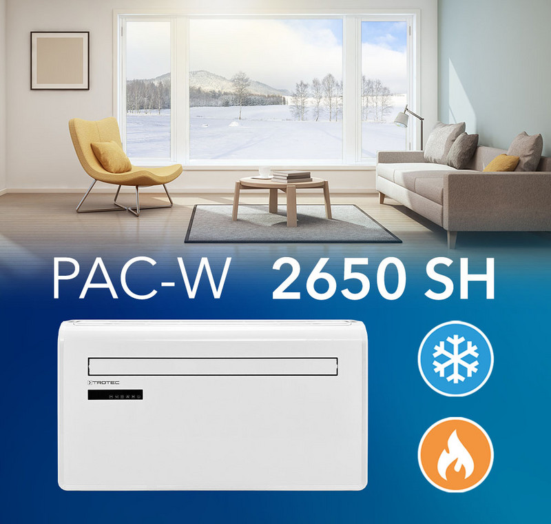 PAC-W 2650 SH – comfort monoblock-airconditioner voor koelen