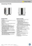 Productkaart Adsorptiedroger TTR 3700 (NL)