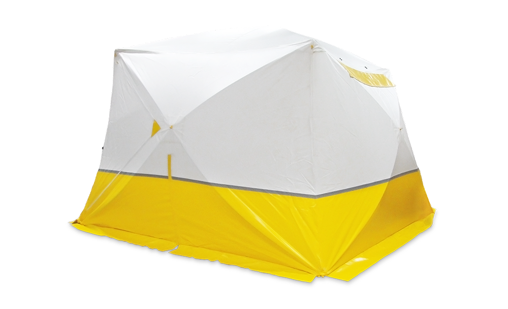 Tent met plat dak 210 K - opzetten sneller en eenvoudiger