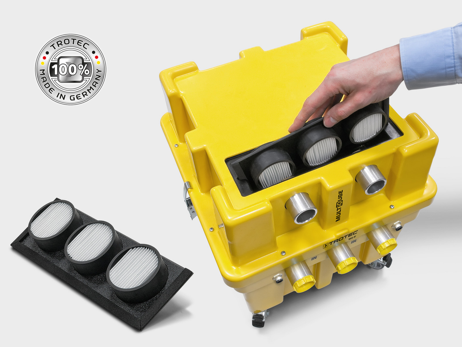 WA 4i microfilter-cassette met drievoudig filterelement