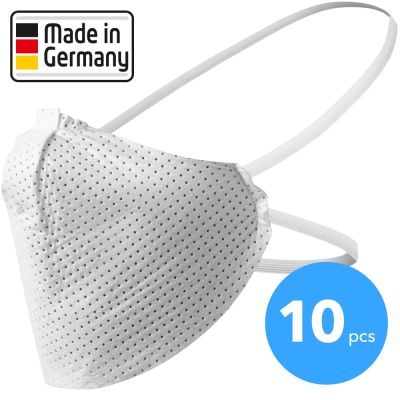 Mond-neusbescherming, mond-neusmasker Made in Germany 10 stuks