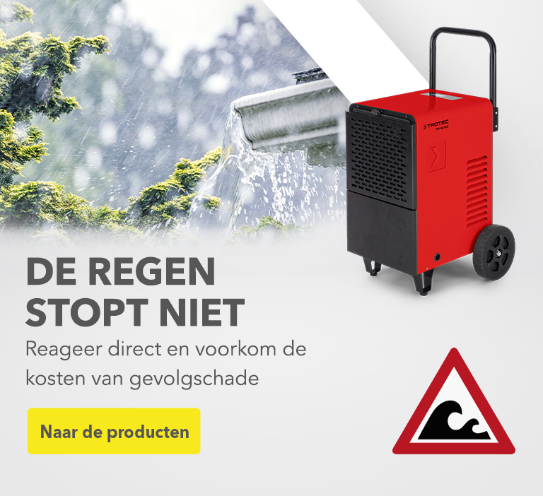 DE REGEN STOPT NIET